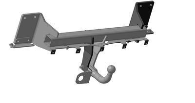 Фаркоп на BMW X5 G05 2018-..., BMW X7 G07 2019-..., BMW X6 G06 2019-... без выреза в бампере