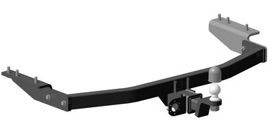 Фаркоп Nissan Pathfinder R52 2014-2021, Infiniti QX60 2014-, Infiniti JX35 2013-2014 съемное крепление шара под американский квадрат