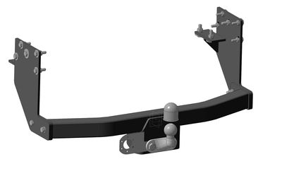 Фаркоп ГАЗ 2310 Соболь шасси 2003-... фланцевое крепление шара