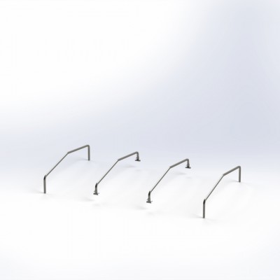 Тент ПВХ (630г/м2) 1220*2000*1500 с дугой (2 клапана)