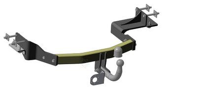 Фаркоп Kia Sorento Prime 2014-2017, 2017-2020, Hyundai Santa Fe IV 2018-... крепление шара на двух болтах