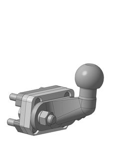 Фаркоп Haval H9 2014-... фланцевое крепление шара