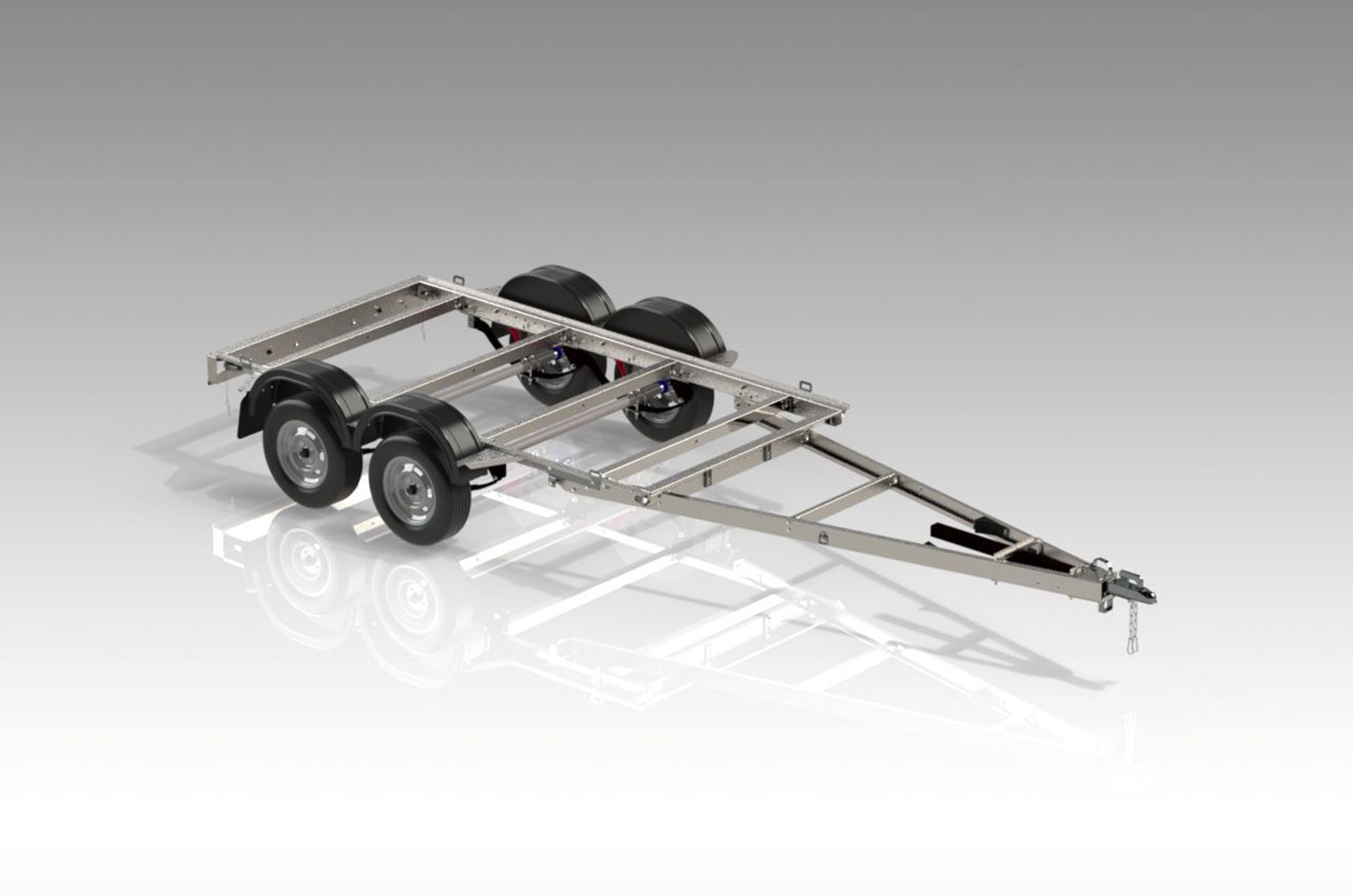 ПРИЦЕП МОДУЛЬНЫЙ ДОН-2 N5521 (в комплекте с ложементами)|модульный прицеп дон 2 n5521/14