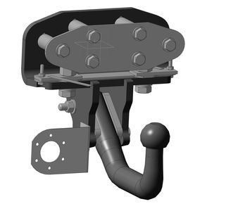 Фаркоп Lexus LX 570 2007-... крепление шара на двух болтах