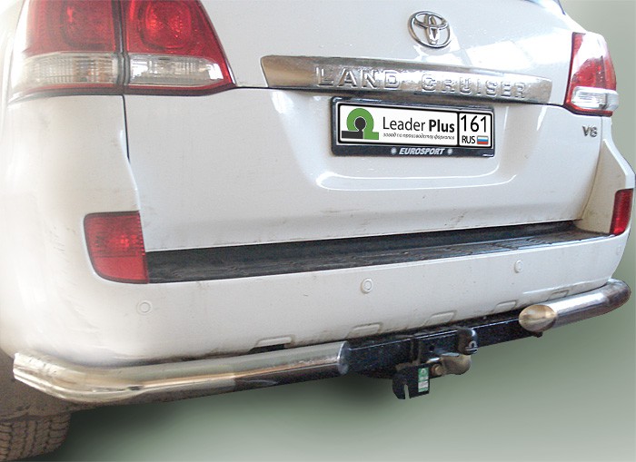 Фаркоп для TOYOTA Land Cruiser 200 2007 с нерж. пласт.|