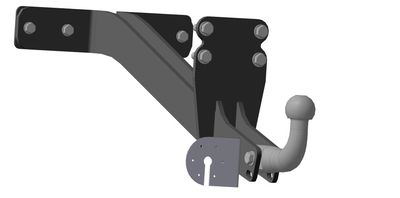 Фаркоп УАЗ 3159, 3160, 3962, Hunter (Хантер) 2001-... крепление шара на двух болтах