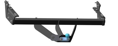 Фаркоп Toyota Hilux (без отбойного бруса) 2015-... фланцевое крепление шара