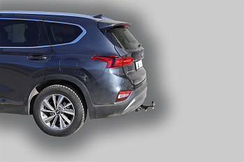 Фаркоп ТСУ для HYUNDAI SANTA FE IV (TM) 2018 - 2020 г. в. ( ШАР ВСТАВКА 50*50 )