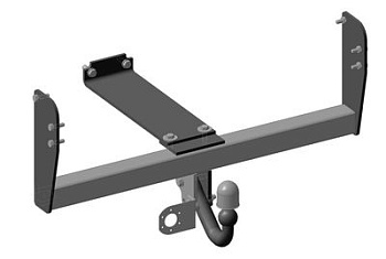 Фаркоп УАЗ 39094 Фермер 1997-..., УАЗ Profi 2017-... крепление шара на двух болтах