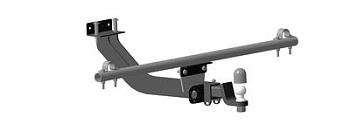 Фаркоп Lada Niva Legend 2020-..., Лада Нива 4x4 Urban 2014-2020, Лада 4x4 2121, 21213, 21214, 2131, 2129 2006-2020, Лада Niva 21213, 21214 1993-2006, Лада Niva 2131, 2129 1995-2006 съемное крепление шара под американский квадрат