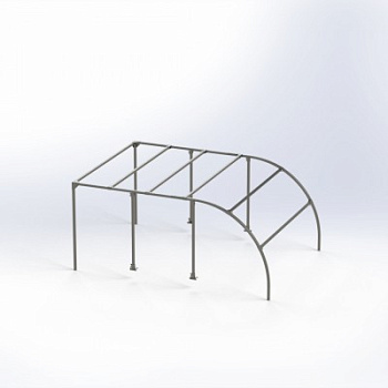 Каркас тента 1220*1800*1000 с дугой