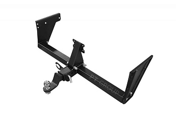 Фаркоп УАЗ пикап 2008-..., УАЗ Профи 2017-... съемное крепление шара под американский квадрат