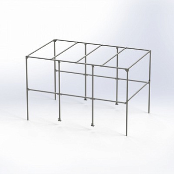 Каркас тента 1220*2000*1000 прямоугольный