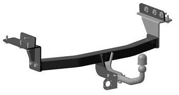 Фаркоп Renault Koleos 2017-... крепление шара на двух болтах