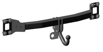 Фаркоп Audi Q7 2007-2015, Volkswagen Touareg 2002-2010, 2010-2016, Porsche Cayenne 2002-2010, 2010-... крепление шара на двух болтах