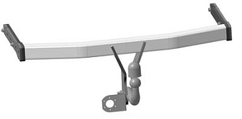 Фаркоп Audi Q5 2016-... крепление шара на двух болтах