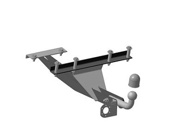 Фаркоп Лада 2113 хетчбек 3 двери 2003-..., Лада 2114 хетчбек 5 дверей 1999-..., Лада 2115 седан 1999-... крепление шара на двух болтах