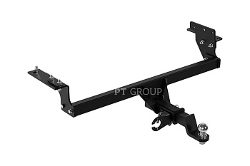 Фаркоп оцинкованный Nissan X-Trail T32 2014-2022 съемное крепление шара под американский квадрат